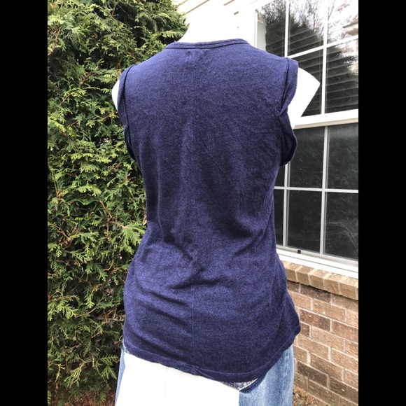 ❤️🌈🍀SUNDRY Navy Anchor top - Picture 5 of 8